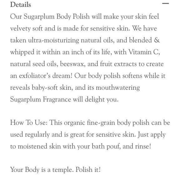 🌻 Lovescript Sugarplum Body Polish New FullSz 4oz - Picture 3 of 3